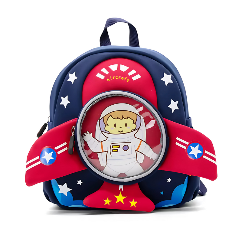 Cute and Compact Space-Themed Mini Backpack for Preschool