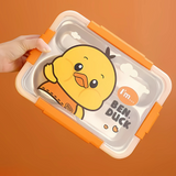 Premium Stainless Steel Lunch Box with Cartoon Character Design