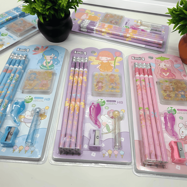 Stylish Pencils Stationary Kit For Girls