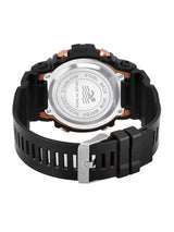 Kids LED Backlight Digital Multi Function Watch Black