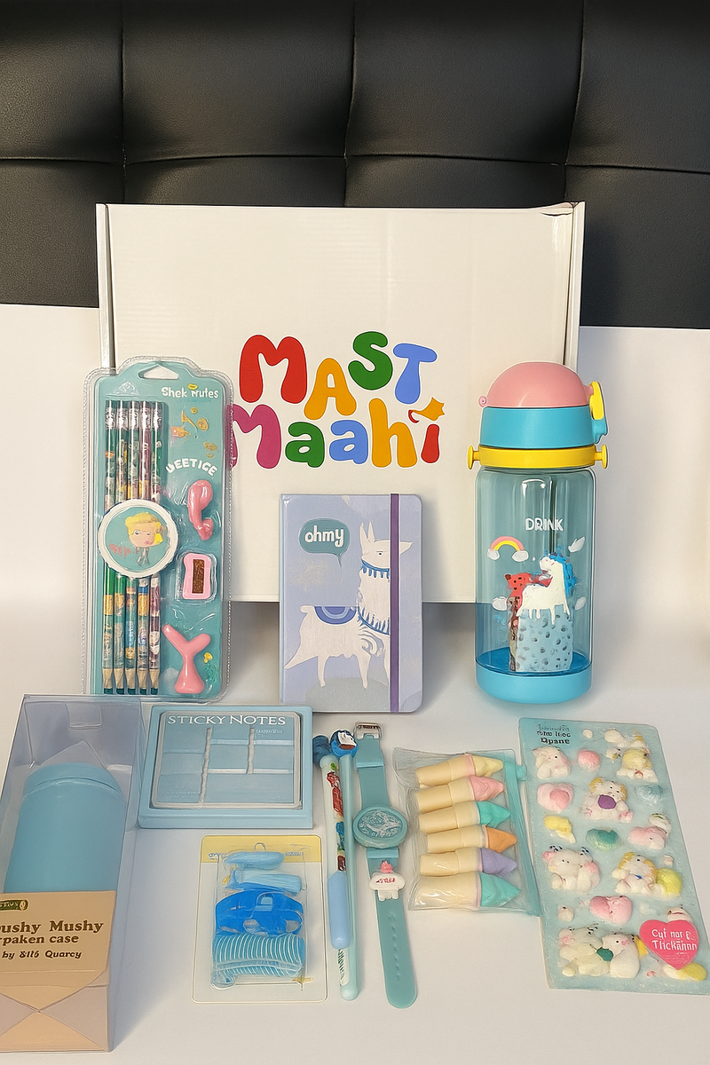 Adorable Kids Gift Box | Stationery & Accessories Hamper | Perfect Surprise Gift