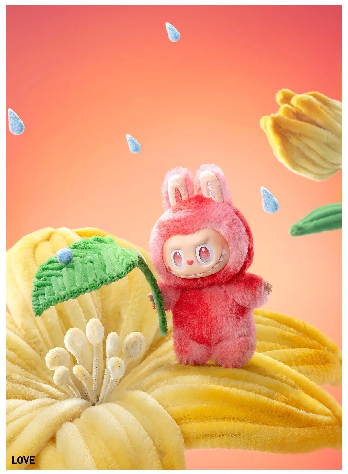 【LABUBU】Big into Energy ぬいぐるみ LOVE Labubu The Monsters Big into Energy Series Vinyl Plush