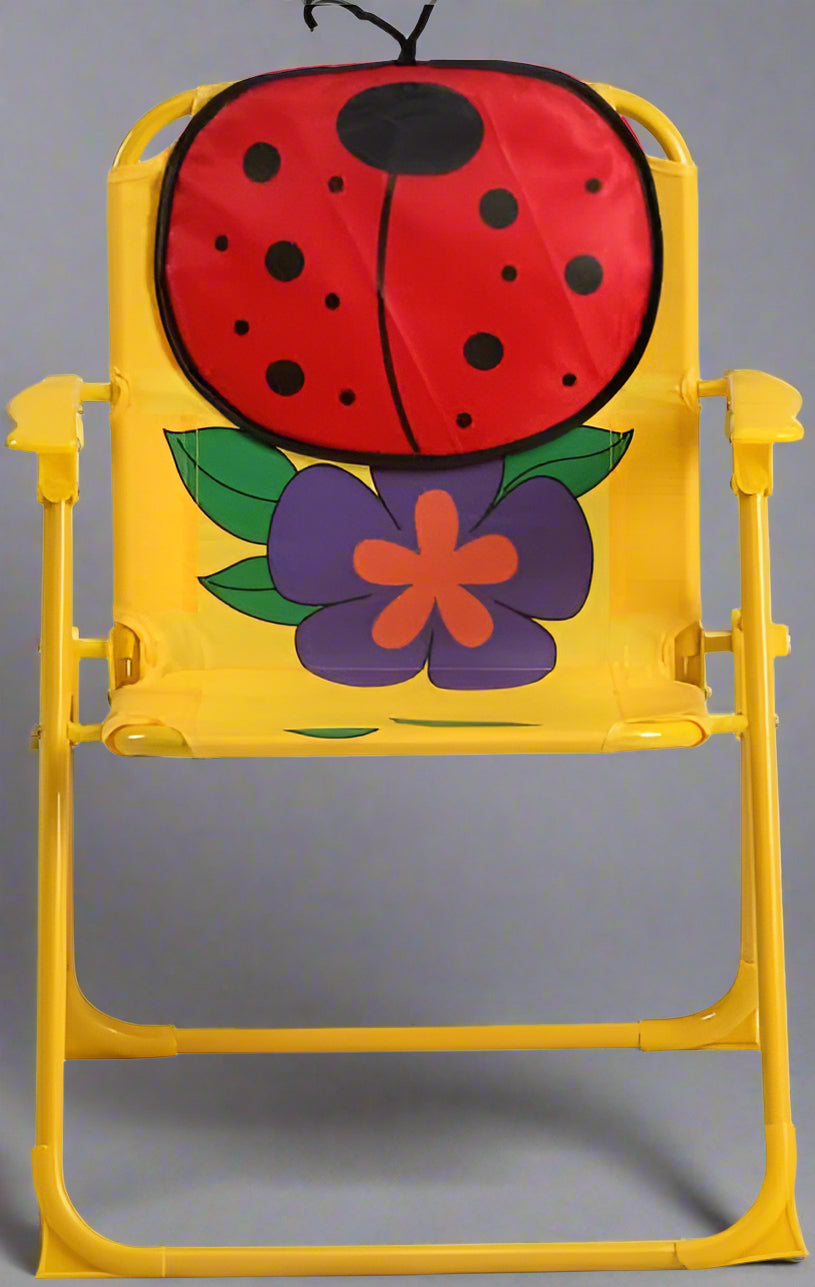 Kids Folding Chair with Cartoon Print – Lightweight & Portable Chair for Toddlers | Multipurpose Study, Feeding & Play Chair for Boys & Girls (Multiple Colors & Designs)