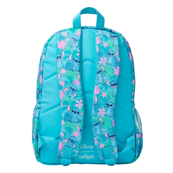 🌺 Smiggle Stitch Classic Backpack | 17.8L Capacity | Explore the World with Experiment 626! 🌴