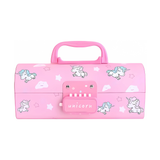 Suitcase Style Password Lock Pencil Case for Kids