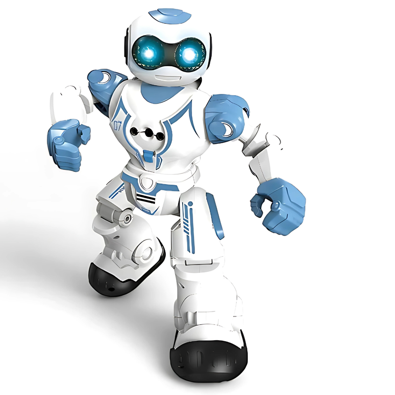 Rechargeable R/C Gesture-Sensing & Programmable Robot – Dancing Robot Toy with Lights & Sound for Kids