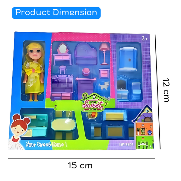 Sweet Home Doll House Toy - The Ultimate Playset for Kids