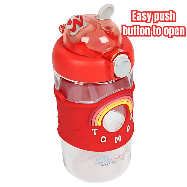 Kids Water Bottle with Straw – 480ml Capacity