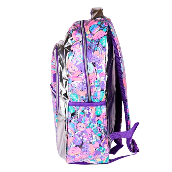 ✨ Smiggle Flashy Sequin Kids Backpack | Reversible Sequins, 4 Zipped Compartments & 15-inch Laptop Compartment ✨
