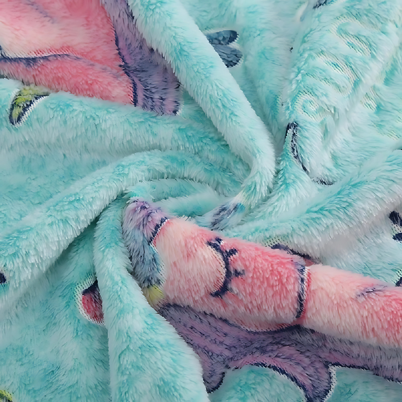 Glow in the Dark Unicorn Blanket for Kids – Soft & Cozy, Cartoon Print Flannel Comforter for Toddlers & Kids (50 x 60 Inch, Unicorn-Green) blanket_382