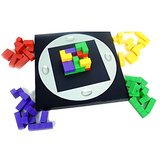 3D Square Grid Parent-Child Bricks Puzzle Game