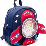 Cute and Compact Space-Themed Mini Backpack for Preschool