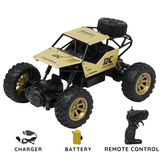 Remote Control Rock Crawler Car - High-Speed Rechargeable Off-Road Monster Truck with Gun Shaped Remote for Kids & Adults