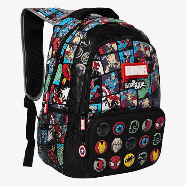 💥 Marvel x Smiggle Classic Backpack - Unleash the Power of You! 17.8L Capacity 🎒