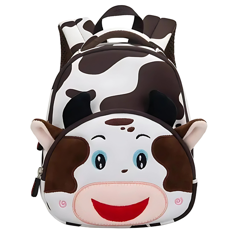 Cow Water Resistant Mini Lightweight Backpacks For Pre-Schoolers Kids