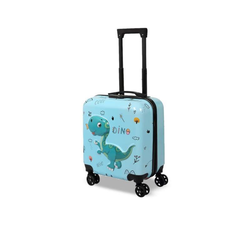 Kids Trendy Dinosaur Printed Cute Trolley Bag