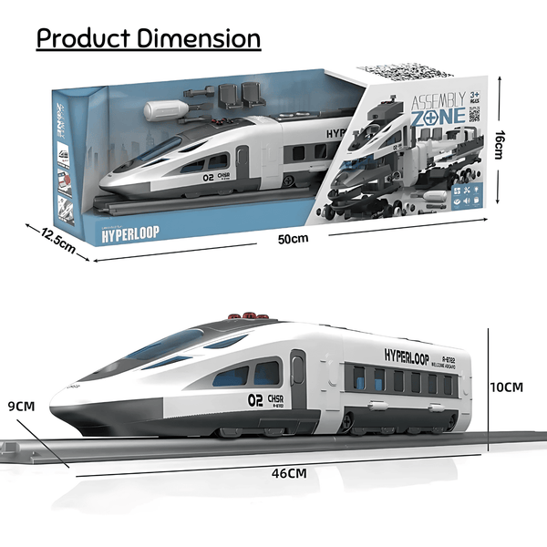 Electric Railway Construction Set with Lights & Music – Interactive Toy for Kids