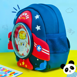 Cute and Compact Space-Themed Mini Backpack for Preschool