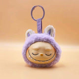 LABUBU Monsters Mugshot Keychain Plush | Labubu Furry Keychain | Cute & Fluffy Collectible Charms