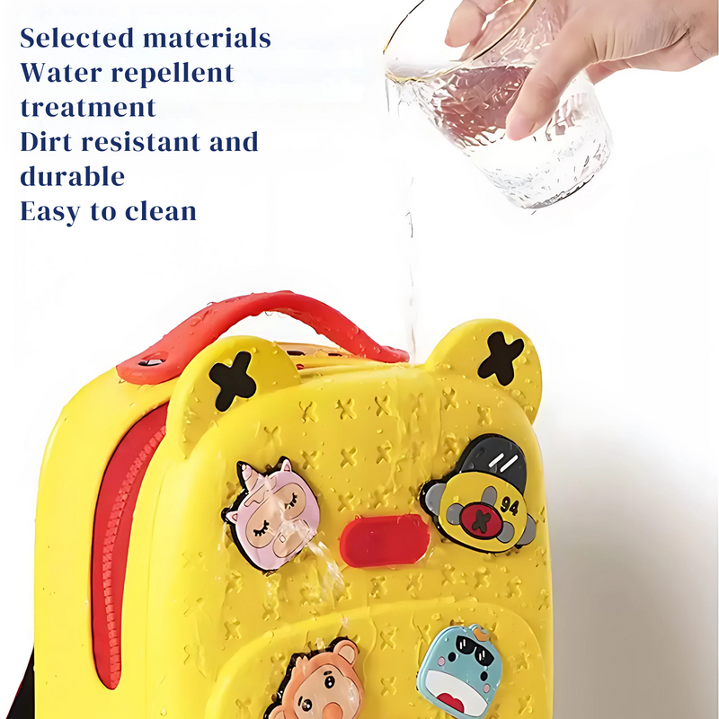 Water Resistant Stylish Durable School Bag with DIY Patches