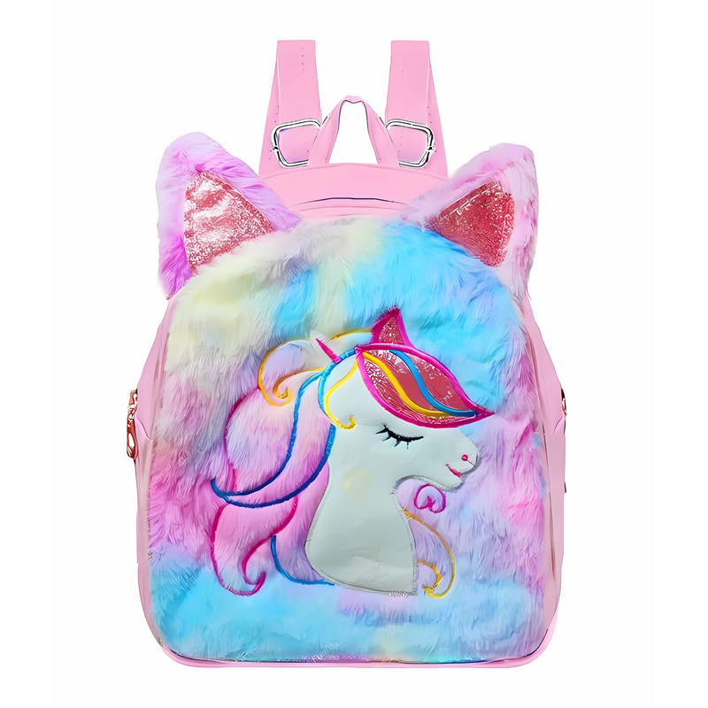 Mini Fancy Unicorn Fur Bag for Girls