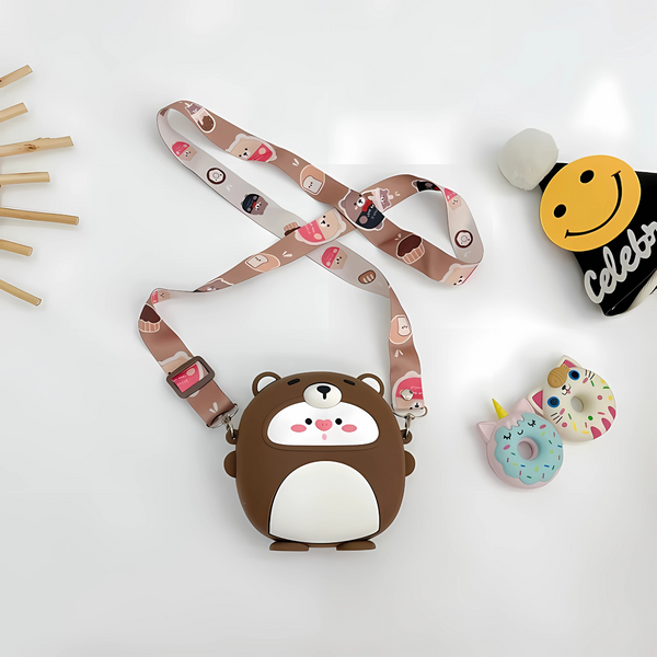 Cute Animal-Themed Sling Bag for Kids