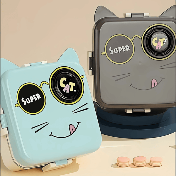 Cat Eye Design Lunch Box: Stylish & Practical for Kids' Mealtime