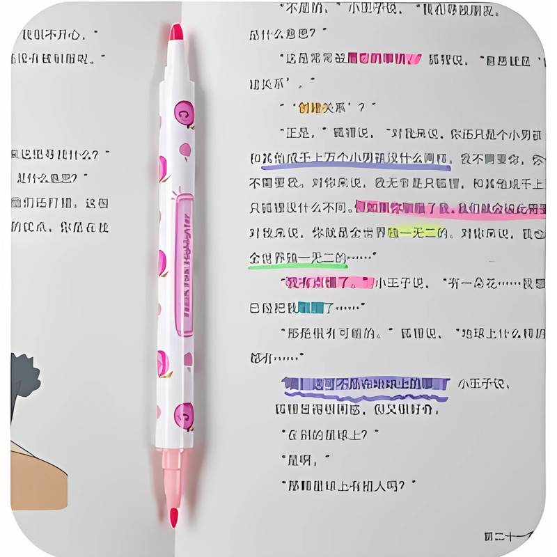 Double-Head Erasable Highlighter (Pack of 6)