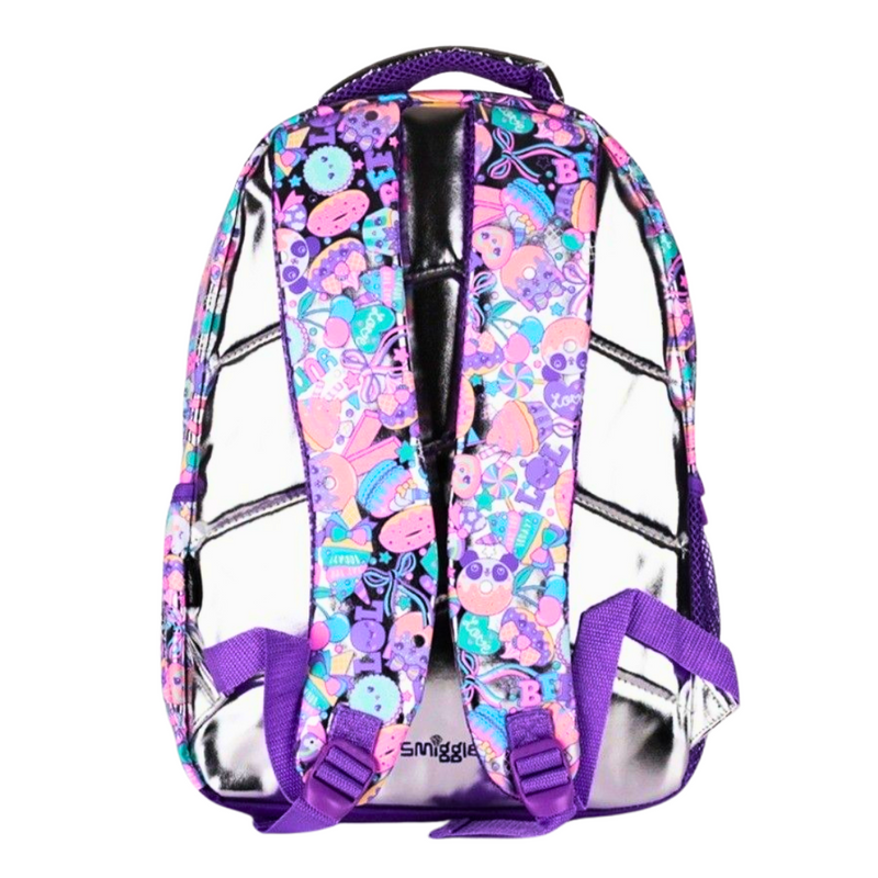 ✨ Smiggle Flashy Sequin Kids Backpack | Reversible Sequins, 4 Zipped Compartments & 15-inch Laptop Compartment ✨