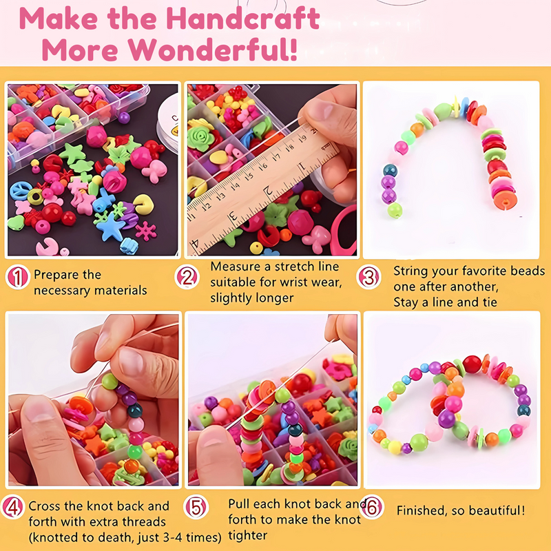 Ultimate Jewellery Crafting Kit for Kids - DIY Bead Making Set