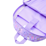 ✨ Smiggle Fun Fair Classic Backpack - Unicorn Applique, 17.8L, Pearlescent Finish & Glitter Details 🎠