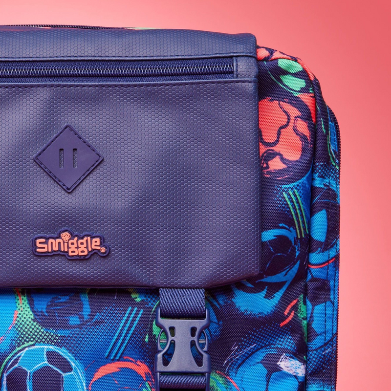 Smiggle Wild Side Foldover Backpack – Where Bold Adventures Begin! 🌈 | 22L