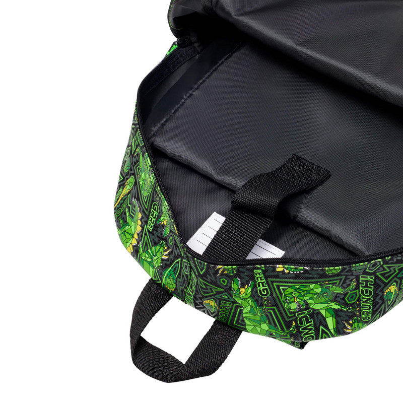 🌟 Smiggle Wild Side Dino Classic Attach Backpack | 17.8L Capacity, Dinosaur Prints, 15-inch Laptop Compartment & Attachable Lunchbox 🦖