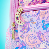🌟 Smiggle Cosmos Classic Backpack | 17.8L Capacity | Shimmering Cosmic Adventures! 🌙