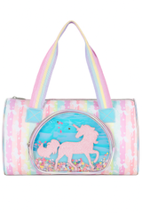 Unicorn Magic Duffle Bag for Kids – Glitter, Colors & Dreams in One | Glitter Unicorn Kids Duffle Bag – Stylish, Spacious & Full of Sparkle
