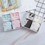 Bunny-Themed Wired Earphones with Mic & Pouch