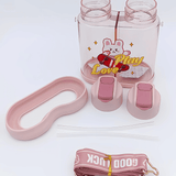 Dual Drink Function Water Bottle – 550ml - Pack of 1