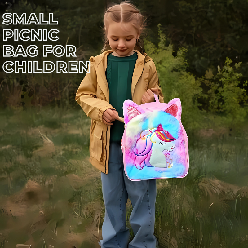 Mini Fancy Unicorn Fur Bag for Girls