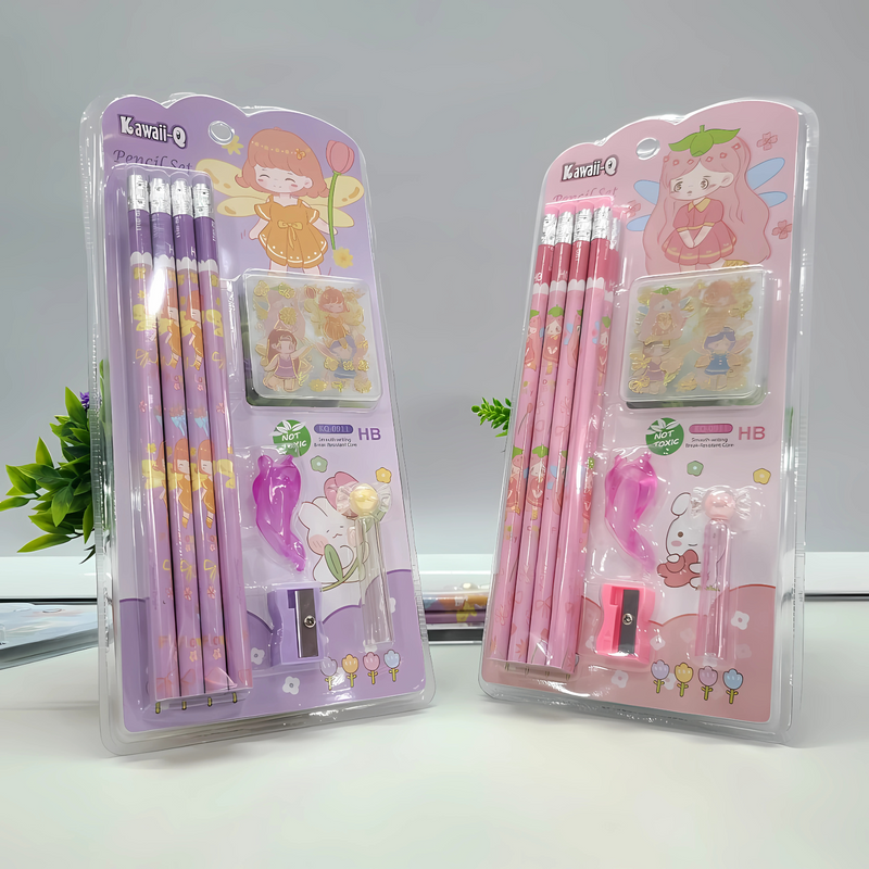 Stylish Pencils Stationary Kit For Girls