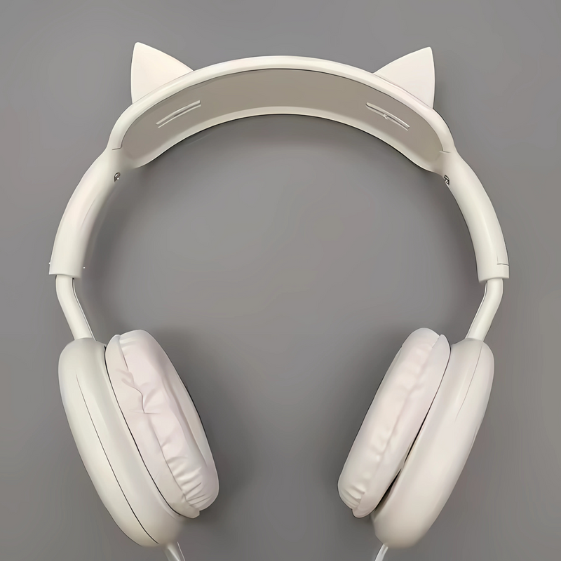 Animal Ear Design Wired Headphones for Kids