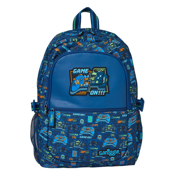 🎮 Smiggle Game On Classic Backpack | 17.8L Capacity | Level Up Your School Essentials! 🎮