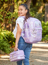 ✨ Smiggle Disney Princess Classic Backpack - Lilac | Approx. 17.8L | Dream Big with Ariel, Moana & More! 👑