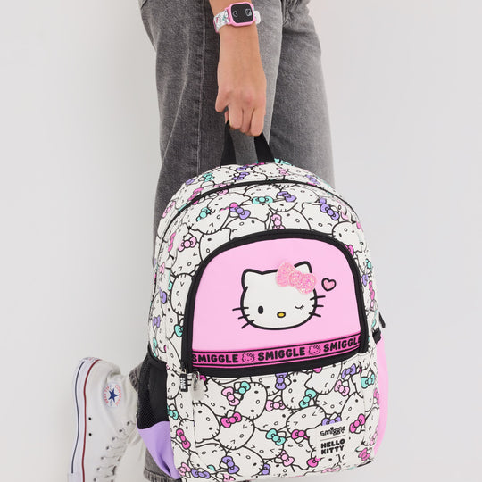 🎀 Smiggle x Hello Kitty Classic Backpack | Limited Edition | Approx. 17L | 42cm 🐱✨