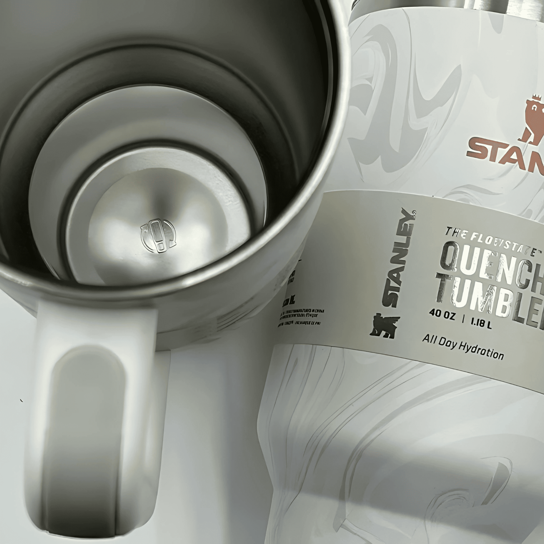 Stanley Adventure Quencher H2.0 Flow State 40 oz Tumbler Type Water Bottle- Polar Swirl - Pack of 1