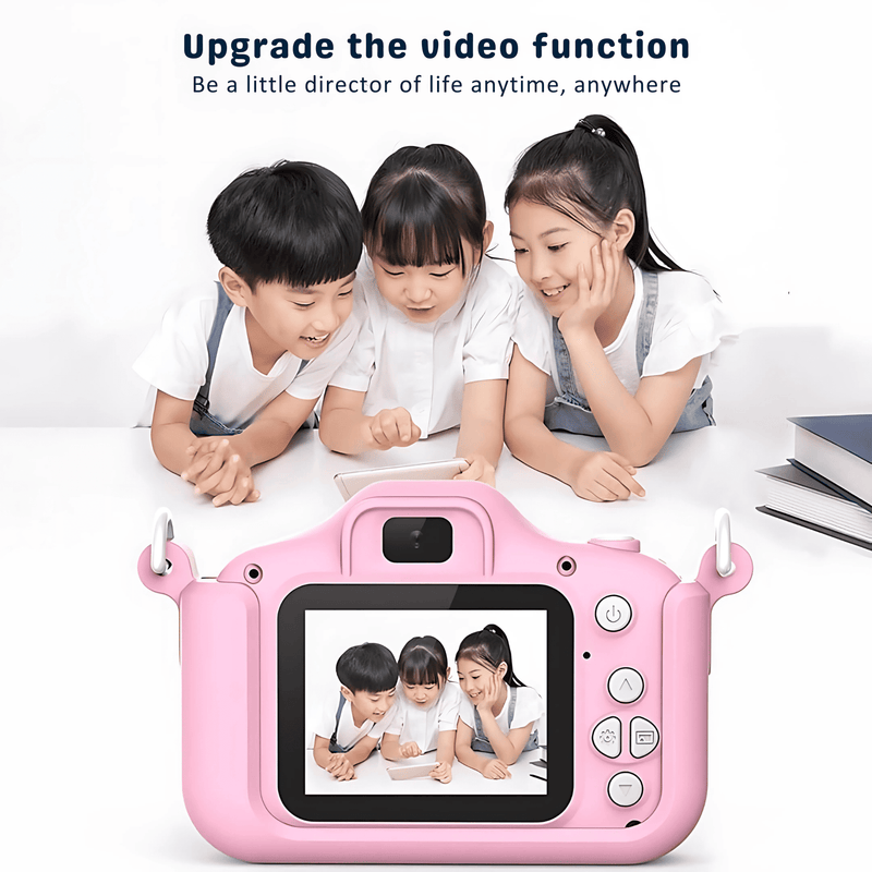 Astronaut Pink Kids Camera for Girls and Boys - 20MP Dual Camera, 1080P HD Video, 2.0 Inch IPS Screen, Creative Filters & Stickers - Perfect Christmas & Birthday Gift for Ages 2-10