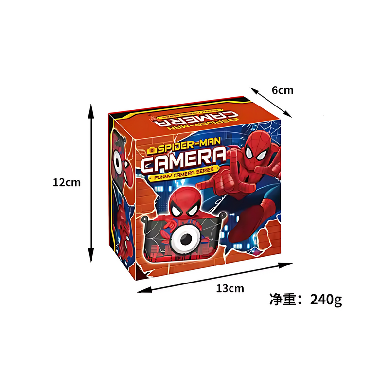 Kids Digital Camera with Front Camera - Spider-Man Design