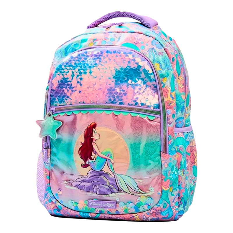 👑✨ Smiggle® Limitless Classic Attach Backpack – Disney Princess | Approx. 17.8L | 42cm | 3Y+ 🏰💖