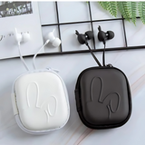 Bunny-Themed Wired Earphones with Mic & Pouch