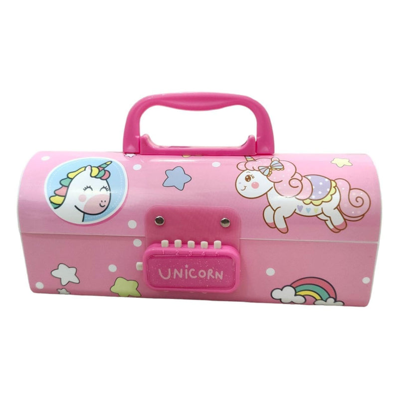 Multi-Layer Pencil Box with Code Lock – Large Capacity, Secret Compartment & Secure Storage Pen Case for Kids