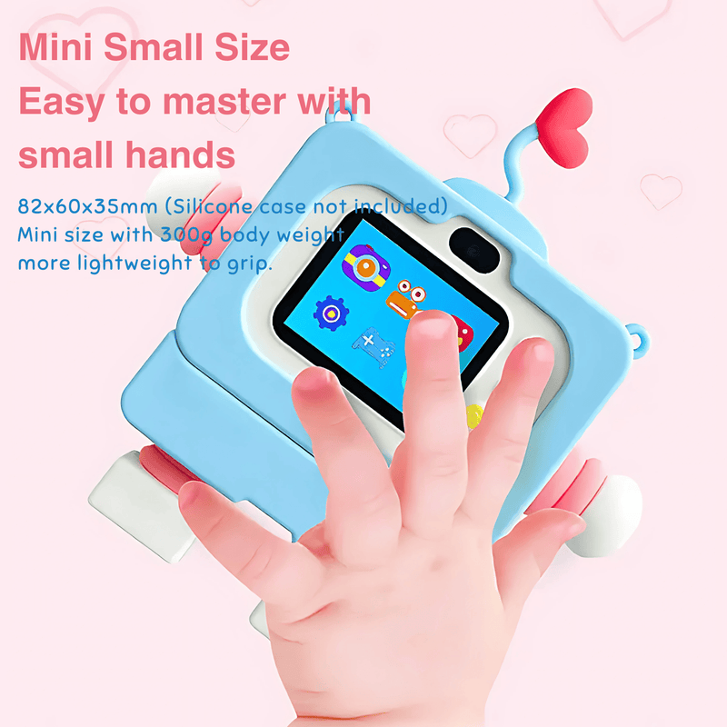 Children's Camera with LED Flashlight, Recording Function & Waterproof Lens – 720P HD, 2.0" TFT LCD Screen